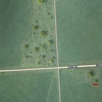 Second close-up of the map of Shubert, Nebraska print showing more streets and buildings