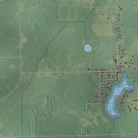 Second close-up of the map of Sonoma, Michigan print showing more streets and buildings