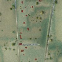 Second close-up of the map of Sparr, Florida print showing more streets and buildings