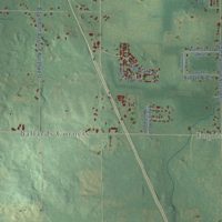 Second close-up of the map of Sparta, Kent County, Michigan print showing more streets and buildings