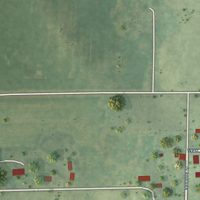 Second close-up of the map of Springerton, Illinois print showing more streets and buildings