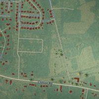 Second close-up of the map of Stedman, North Carolina print showing more streets and buildings