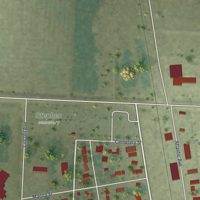 Second close-up of the map of Stephen, Minnesota print showing more streets and buildings