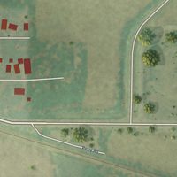 Second close-up of the map of Steward, Illinois print showing more streets and buildings