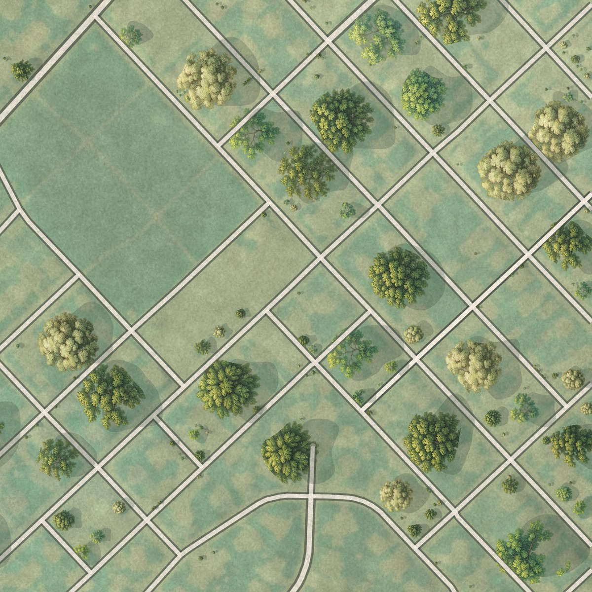 Second close-up of the map of Stiles, Pennsylvania print showing more streets and buildings