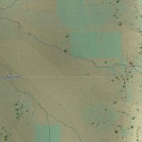 Second close-up of the map of Stone, Idaho print showing more streets and buildings