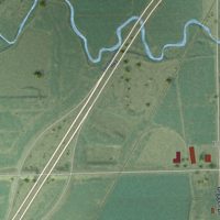 Second close-up of the map of Sugar City, Idaho print showing more streets and buildings