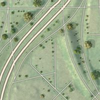 Second close-up of the map of Sumner-Glenwood, Minnesota print showing more streets and buildings