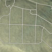 Second close-up of the map of Superior, Wyoming print showing more streets and buildings