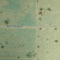 Second close-up of the map of Sutherland, Utah print showing more streets and buildings
