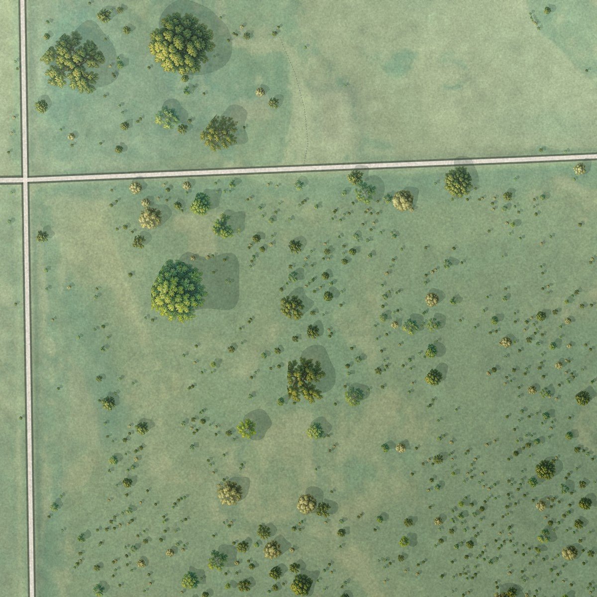 Second close-up of the map of Sykeston, North Dakota print showing more streets and buildings