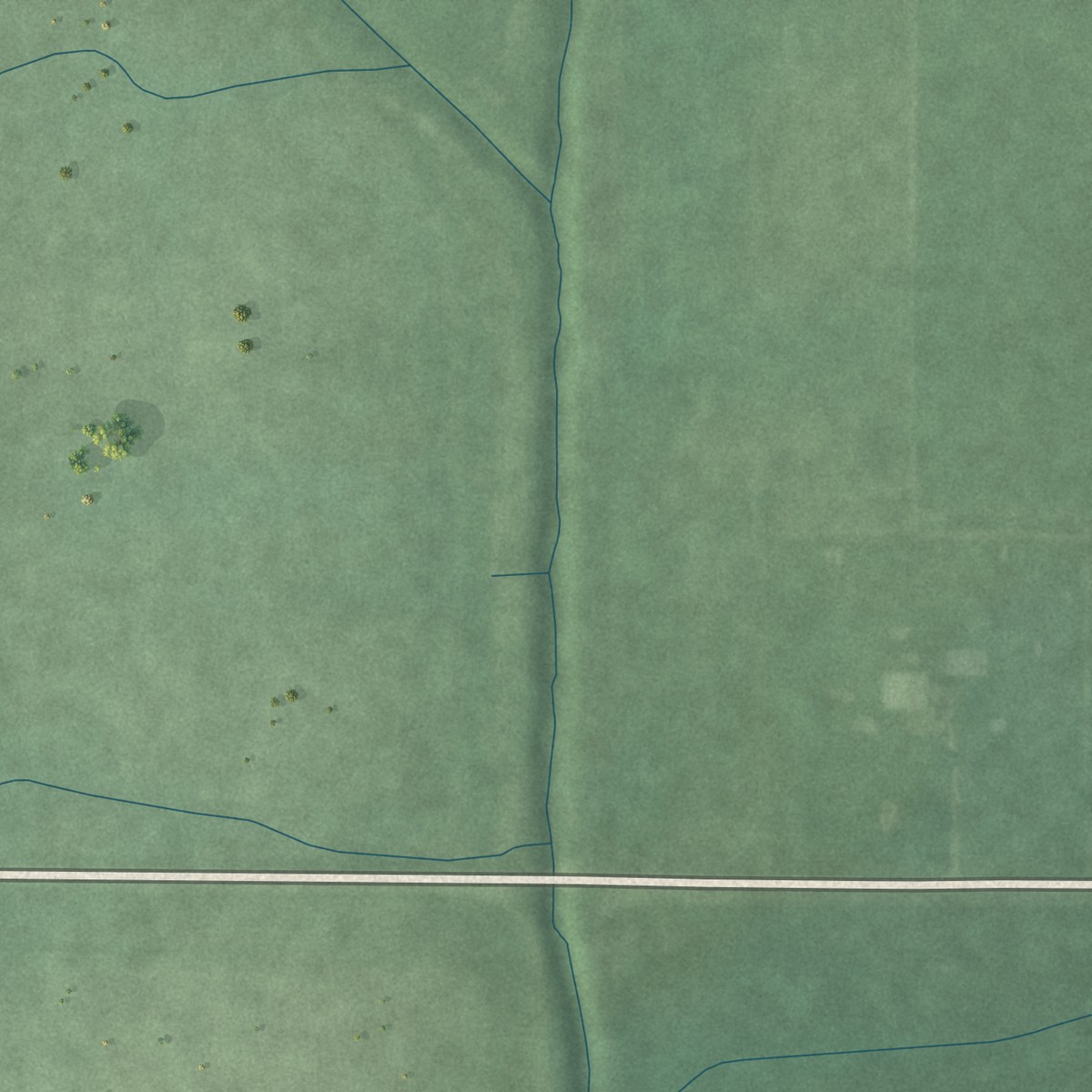 Second close-up of the map of Tab, Indiana print showing more streets and buildings