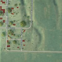 Second close-up of the map of Table Grove, Illinois print showing more streets and buildings