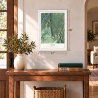 Todd, Huntingdon County, Pennsylvania map, 12 x 18 inch print in a white frame in an entryway