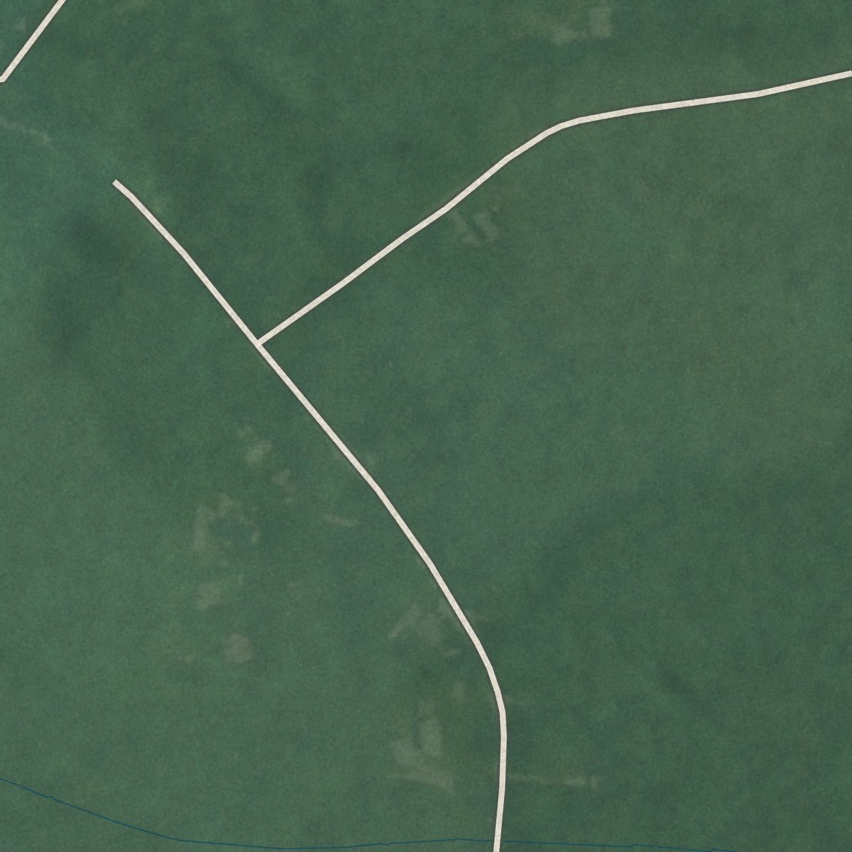 Second close-up of the map of Tonawanda Reservation, New York print showing more streets and buildings
