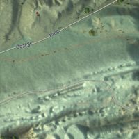 Second close-up of the map of Trevorton, Pennsylvania print showing more streets and buildings