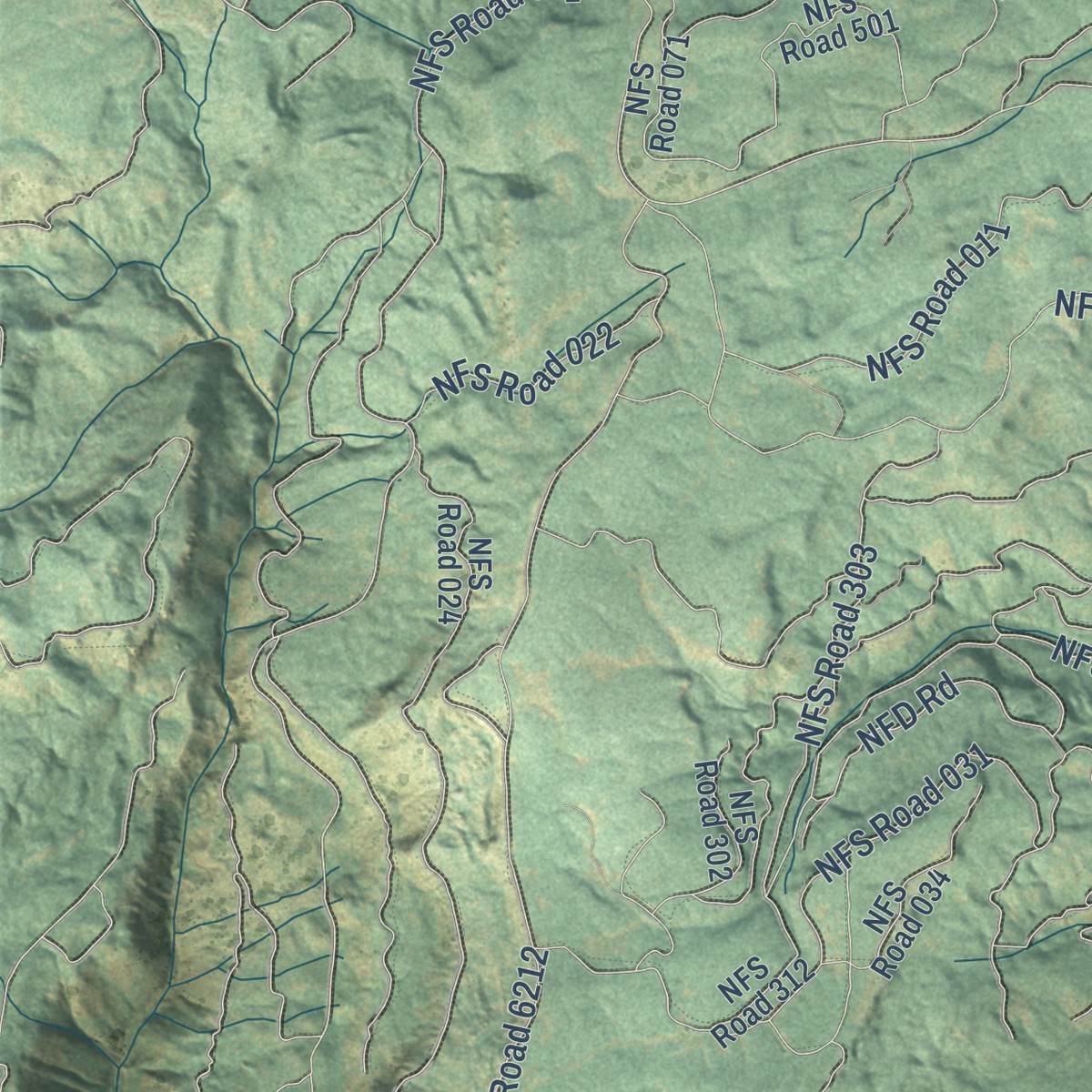 Second close-up of the map of Troy, Oregon print showing more streets and buildings