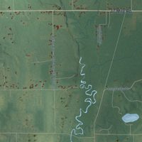 Second close-up of the map of Tyrone, Kent County, Michigan print showing more streets and buildings