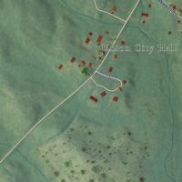 Second close-up of the map of Union, Alabama print showing more streets and buildings