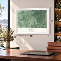 Union, Georgia map, 18 x 24 inch print in a white frame in a home office