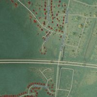 Second close-up of the map of Vander, North Carolina print showing more streets and buildings