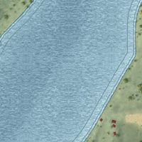 Second close-up of the map of Venice, Nebraska print showing more streets and buildings
