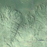 Second close-up of the map of Vienna, Montmorency County, Michigan print showing more streets and buildings