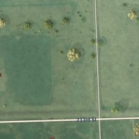 Second close-up of the map of Vilas, South Dakota print showing more streets and buildings