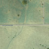 Second close-up of the map of Watkins, Iowa print showing more streets and buildings