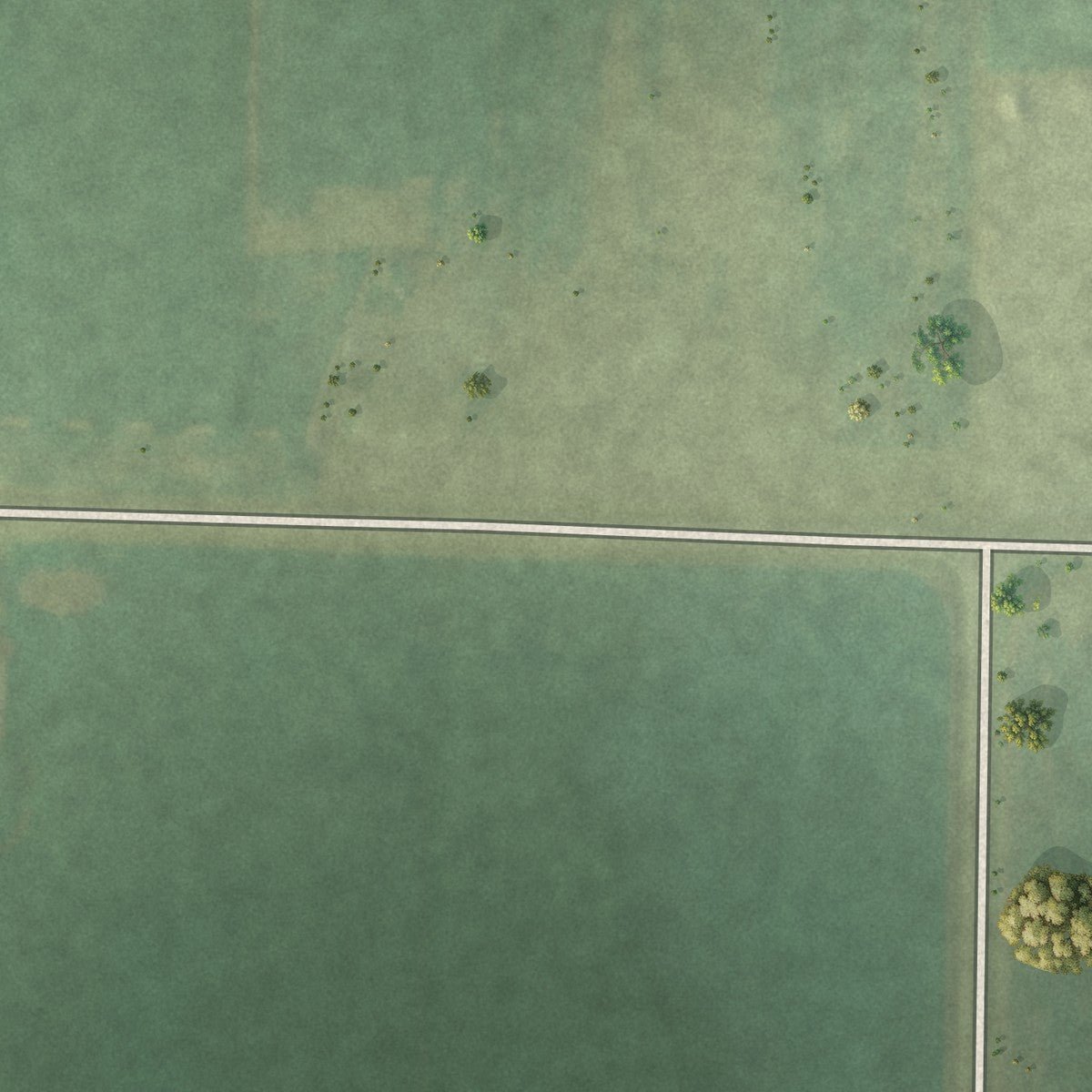 Second close-up of the map of Watson, Missouri print showing more streets and buildings