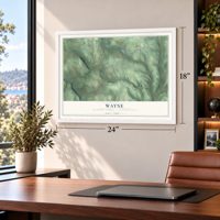 Wayne, Crawford County, Pennsylvania map, 18 x 24 inch print in a white frame in a home office