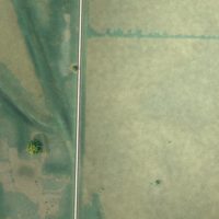 Second close-up of the map of Webb, Iowa print showing more streets and buildings