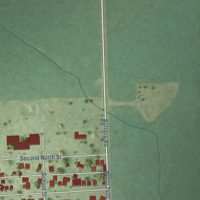 Second close-up of the map of Wellington, Illinois print showing more streets and buildings