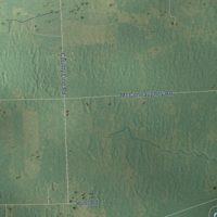 Second close-up of the map of Wellington, Michigan print showing more streets and buildings