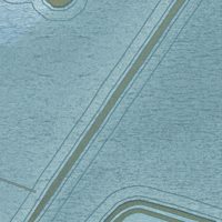 Second close-up of the map of Wendover, Utah print showing more streets and buildings