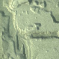 Second close-up of the map of Wenonah, Illinois print showing more streets and buildings