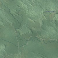 Second close-up of the map of West Branch, Dickinson County, Michigan print showing more streets and buildings