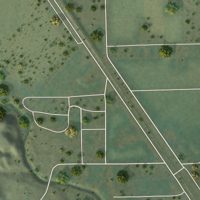 Second close-up of the map of West Wood, Utah print showing more streets and buildings