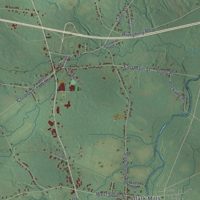 Second close-up of the map of Westmoreland, New York print showing more streets and buildings
