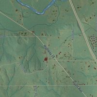Second close-up of the map of Whitebead, Oklahoma print showing more streets and buildings