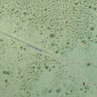 Second close-up of the map of Whiterocks, Utah print showing more streets and buildings
