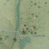 Second close-up of the map of Williamson, Illinois print showing more streets and buildings