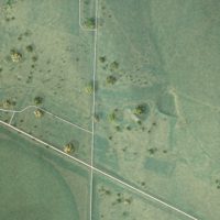 Second close-up of the map of Wilroads Gardens, Kansas print showing more streets and buildings