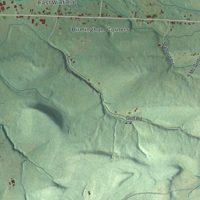 Second close-up of the map of Winfield, New York print showing more streets and buildings