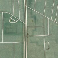 Second close-up of the map of Winston-Govans, Maryland print showing more streets and buildings