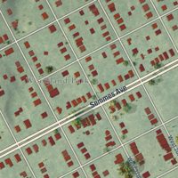 Second close-up of the map of Woodland Heights, Virginia print showing more streets and buildings