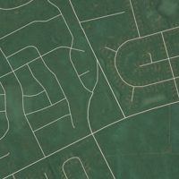 Second close-up of the map of Woodside East, Delaware print showing more streets and buildings