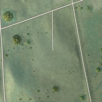 Second close-up of the map of Wynot, Nebraska print showing more streets and buildings