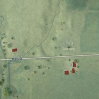 Second close-up of the map of Yale, Illinois print showing more streets and buildings