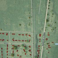 Second close-up of the map of Alanson, Michigan print showing more streets and buildings